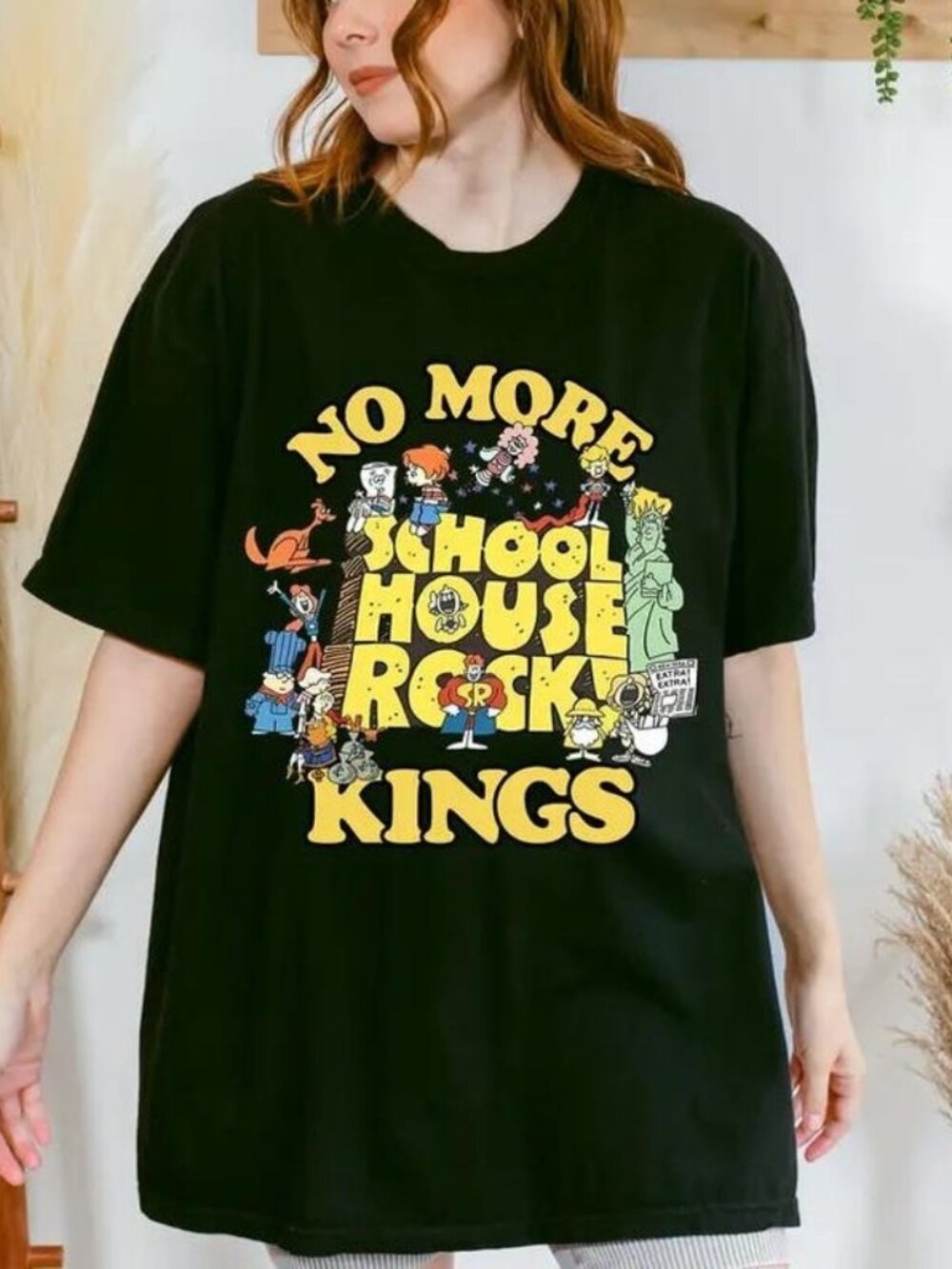 Knowledge Is Power T-shirt, Retro Educational Cartoon Tee